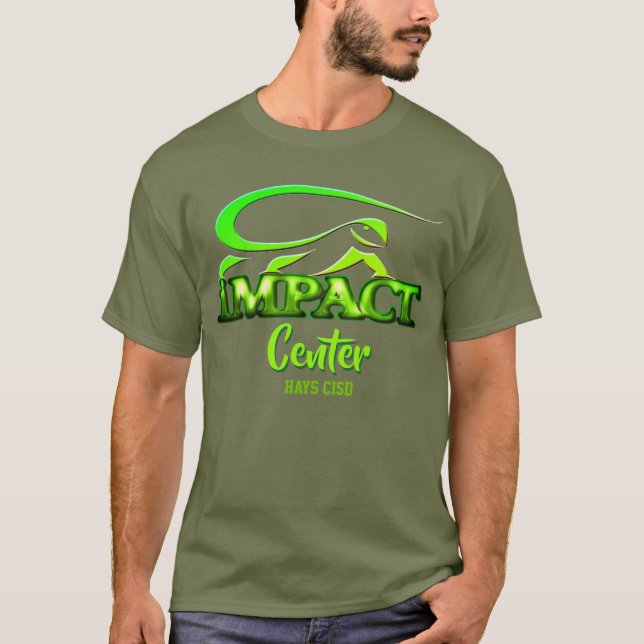 Impact Center - Iguana design T-Shirt (Front)