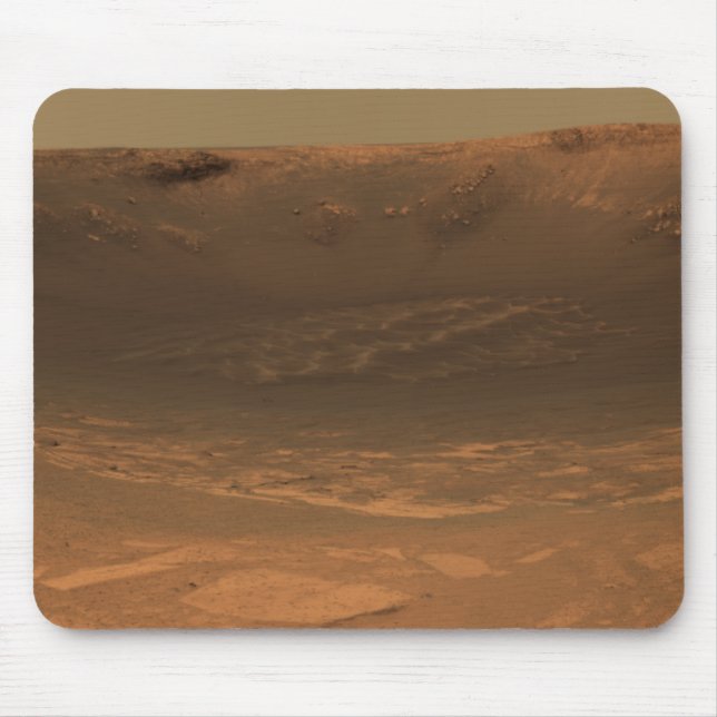 Impact crater Endurance on the surface of Mars Mouse Pad (Front)