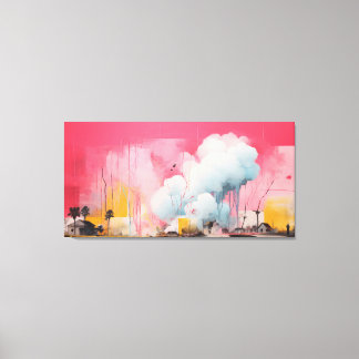 Impact No.06 - Abstract Patchwork Art Collection Canvas Print