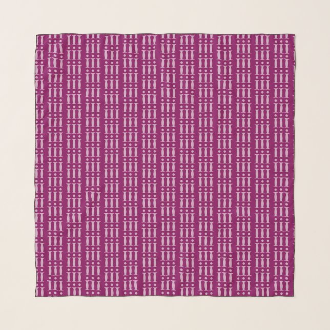 Impact Oklahoma "Three Ladies" Purple Scarf (Front)