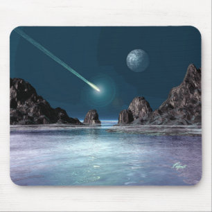 IMPACT Sci-Fi Retro Space Art Mousepad
