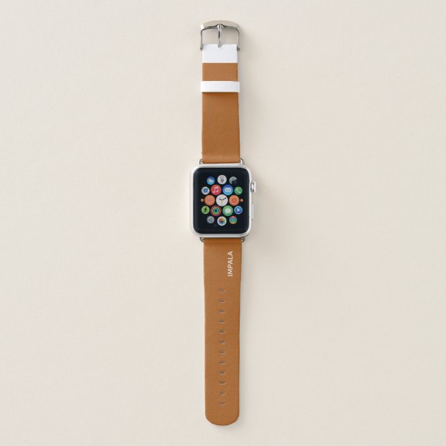 Impala brown color name apple watch band (Front)