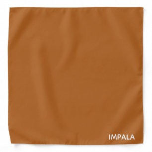 Impala brown color name bandana