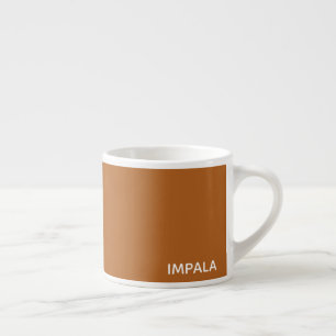 Impala brown color name espresso cup