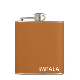 Impala brown color name flask