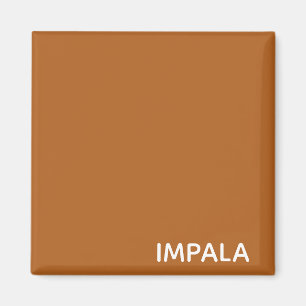 Impala brown color name magnet