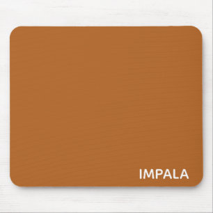 Impala brown color name mouse pad