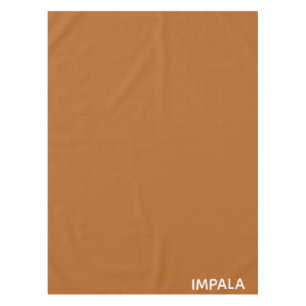 Impala brown color name tablecloth