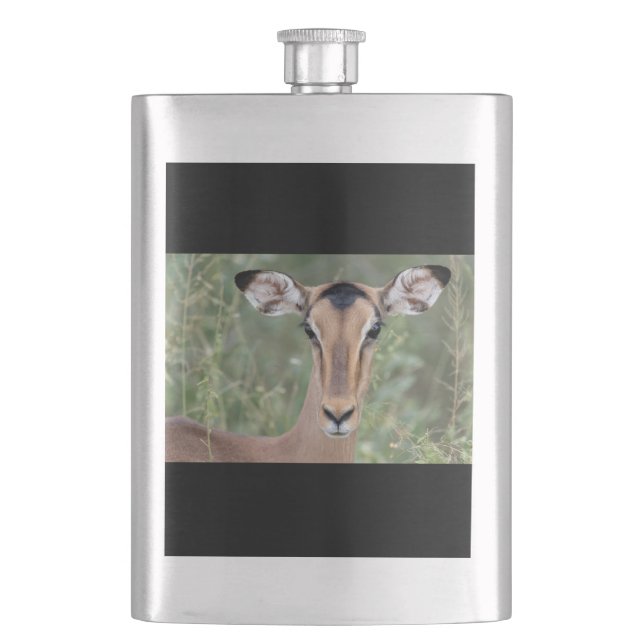 Impala Portrait Flask (Front)