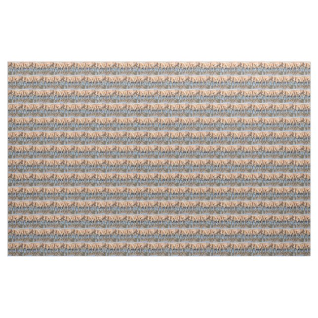 Impalas at the waterhole fabric (Yard)
