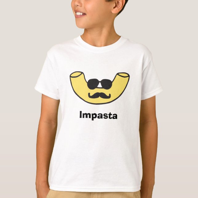Impasta Macaroni Noodle T-Shirt (Front)