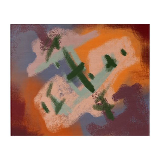 Impasto Abstract #1 Wall Art (Front)