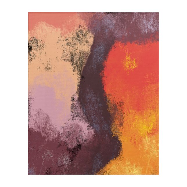 Impasto Abstract #4 Wall Art (Front)
