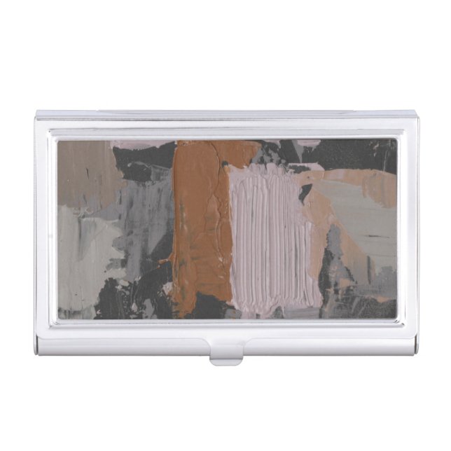Impasto Abstract I Case For Business Cards (Front)