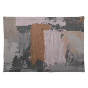 Impasto Abstract I Cloth Placemat