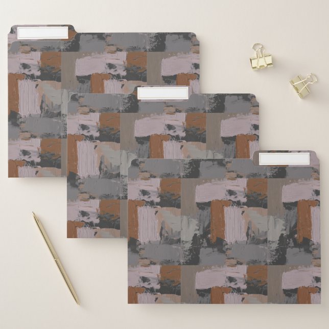 Impasto Abstract I File Folder (Set)