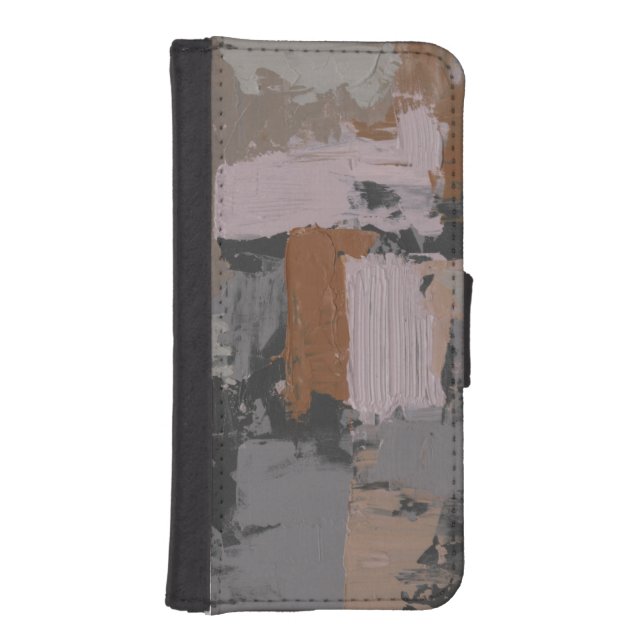 Impasto Abstract I iPhone Wallet Case (Front)