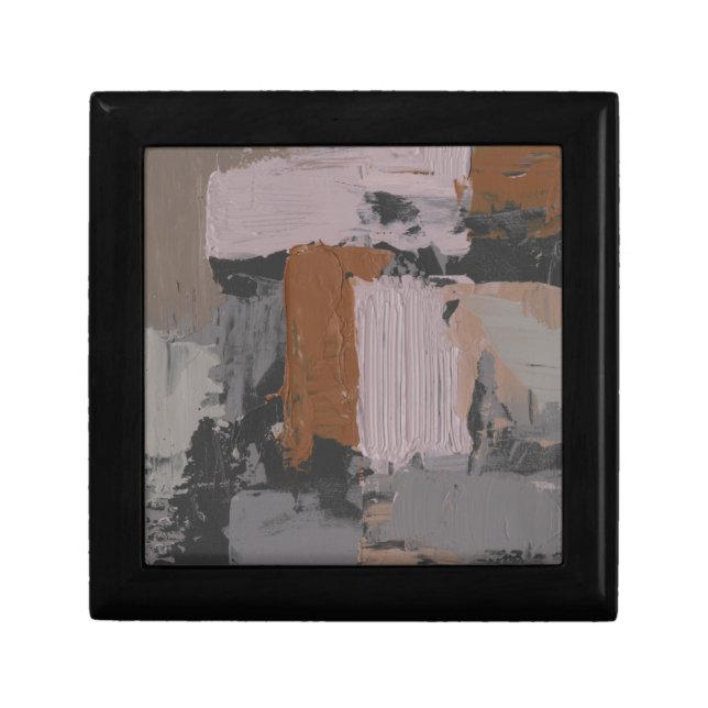 Impasto Abstract I Jewelry Box (Front)