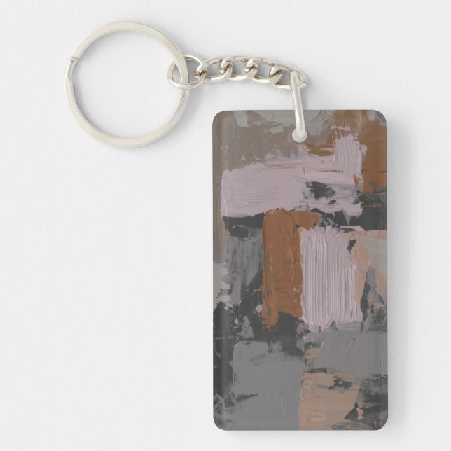 Impasto Abstract I Keychain (Front)