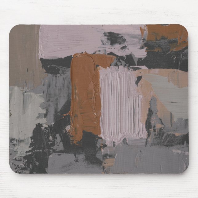 Impasto Abstract I Mouse Pad (Front)