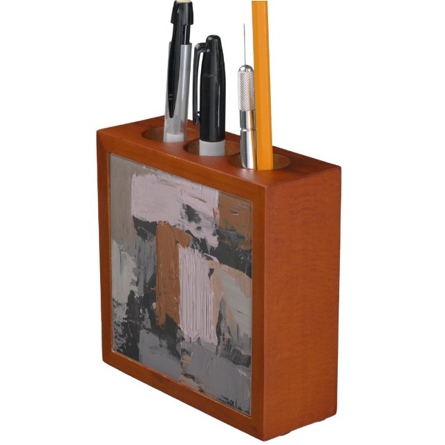 Impasto Abstract I Pencil/Pen Holder (In Situ)