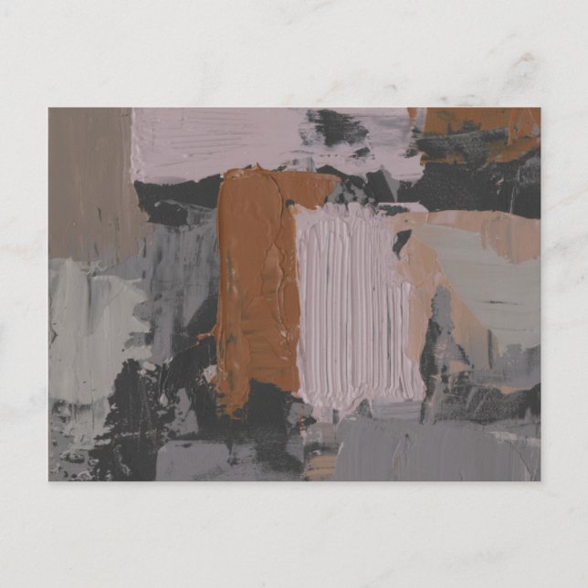 Impasto Abstract I Postcard (Front)