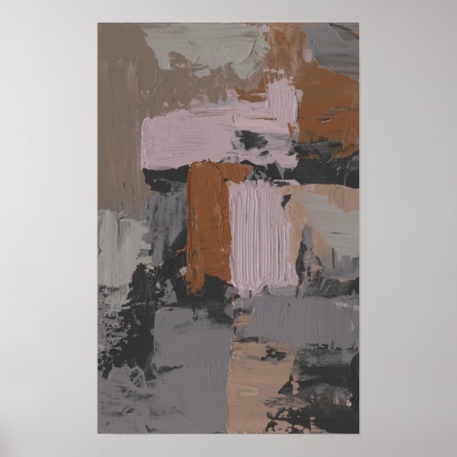 Impasto Abstract I Poster (Front)