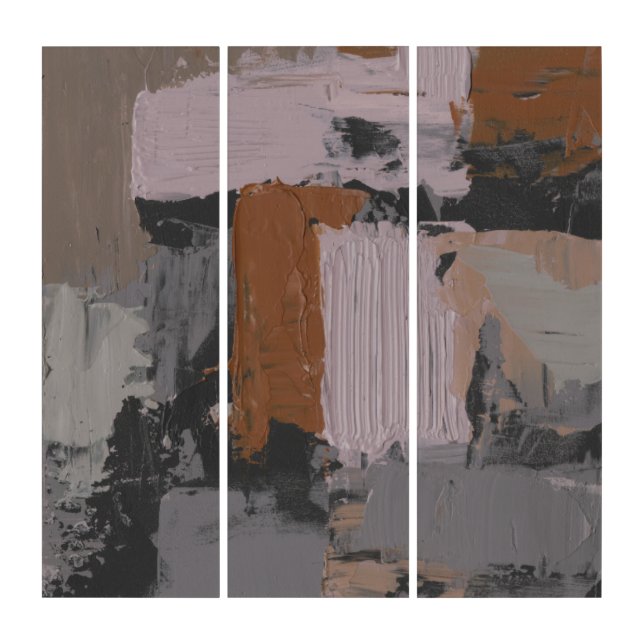 Impasto Abstract I Triptych (Front)