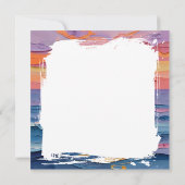 Impasto Dolphins and Ocean Waves   (Back)