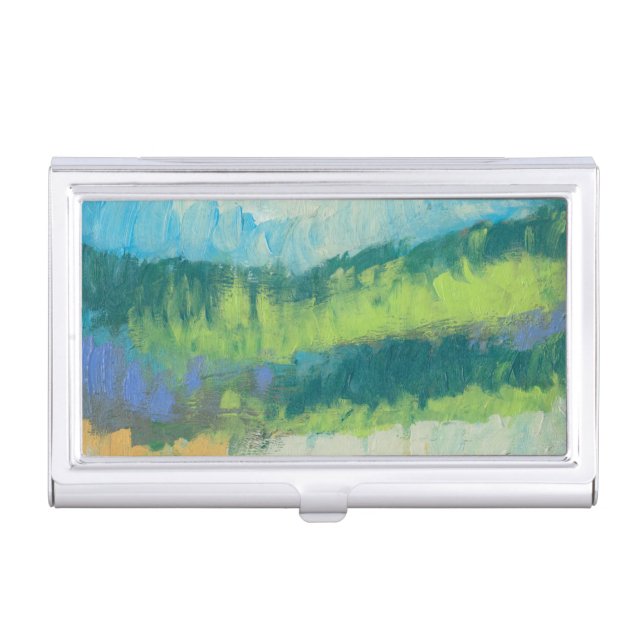 Impasto Field II Business Card Holder (Front)