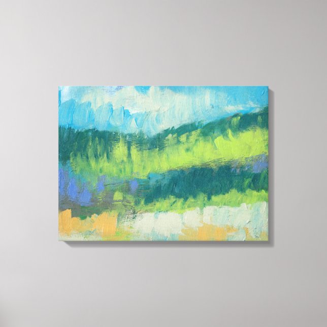 Impasto Field II Canvas Print (Front)