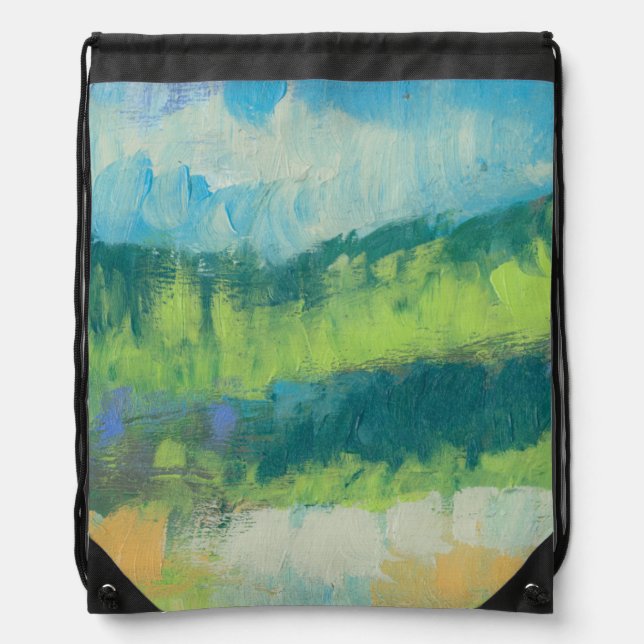 Impasto Field II Drawstring Bag (Front)