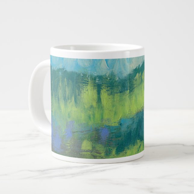 Impasto Field II Giant Coffee Mug (Front Left)