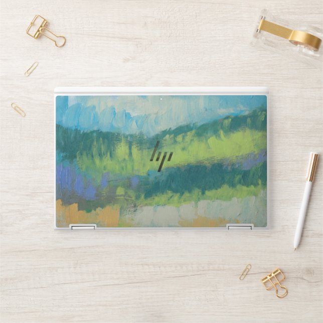 Impasto Field II HP Laptop Skin (Desk)