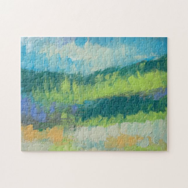 Impasto Field II Jigsaw Puzzle (Horizontal)