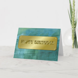 Impasto-Happy Birthday Card