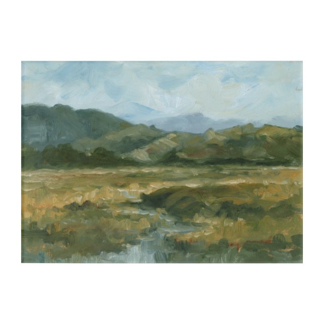 Impasto Landscape III Acrylic Print (Front)