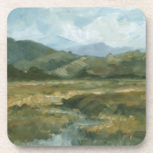 Impasto Landscape III Beverage Coaster