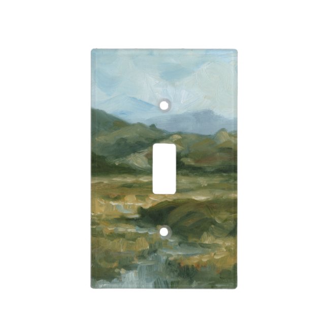 Impasto Landscape III Light Switch Cover (Front)