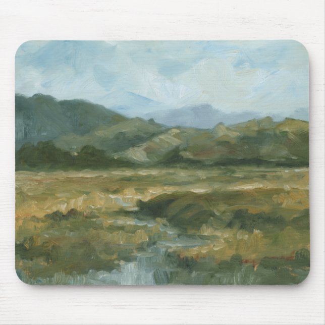 Impasto Landscape III Mouse Pad (Front)