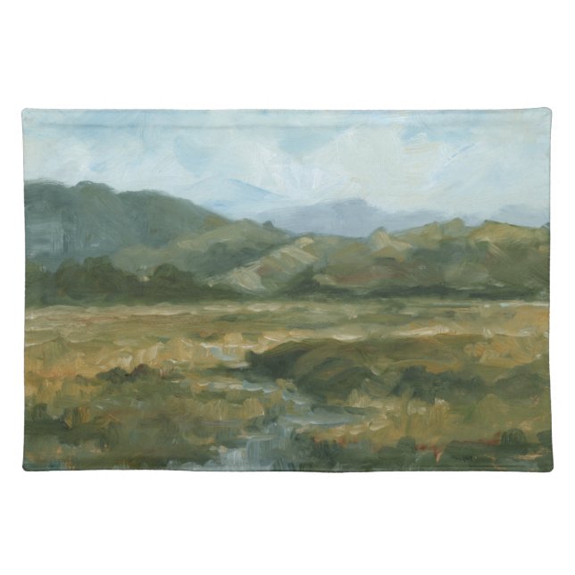 Impasto Landscape III Placemat (Front)