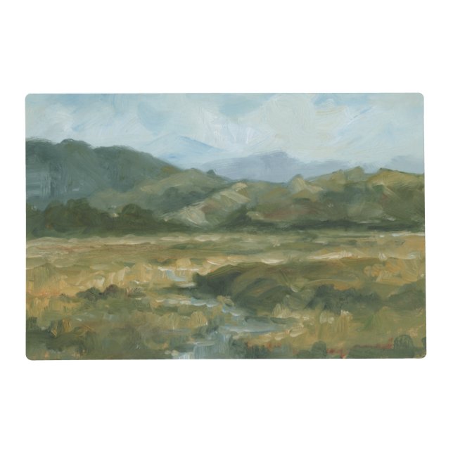 Impasto Landscape III Placemat (Front)