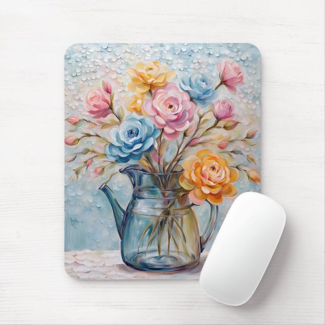 Impasto Pitcher Mouse Pad (With Mouse)