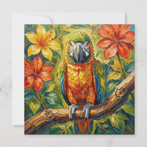 Impastos Colorful Parrot