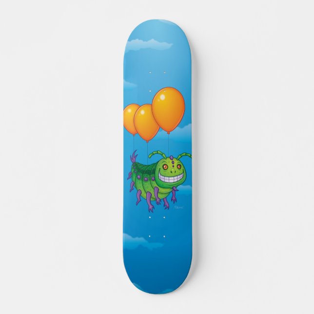 Impatient Caterpillar Skateboard Deck (Front)