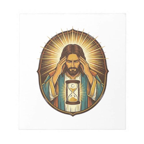 Impatient Jesus Loading Hourglass Slow Internet Te Notepad