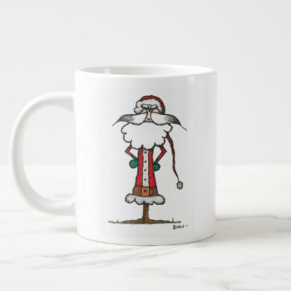 Impatient Santa Giant Coffee Mug