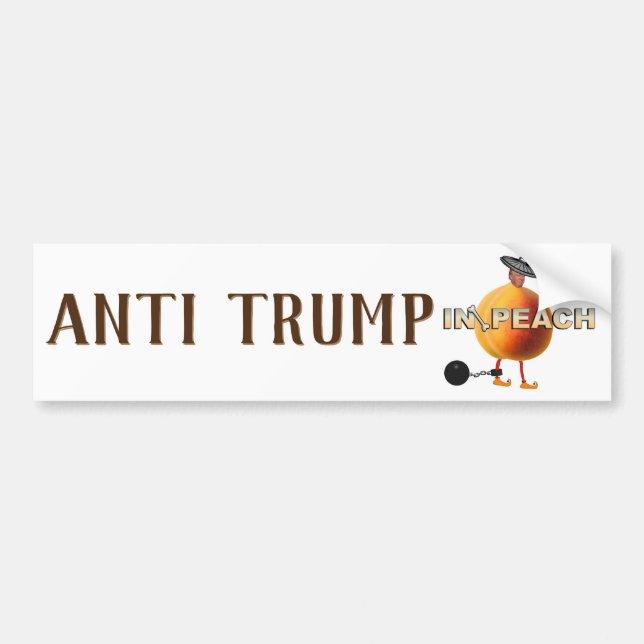 Impeach / Anti Trump, Bumper Sticker (Front)
