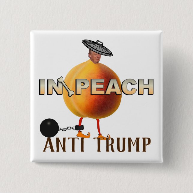 Impeach / Anti Trump, Button (Front)