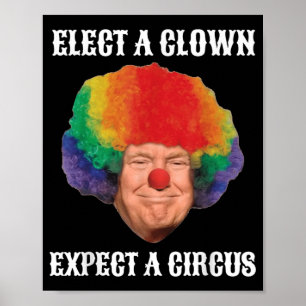 Impeach Anti-trump Elect A Clown Expect A Circus F Poster